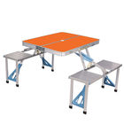 Aluminum Folding Picnic Equipment Suitcase Picnic Table With 4 Seats