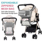 Baby Stroller Organizer Bag Expandable Mesh Pouch